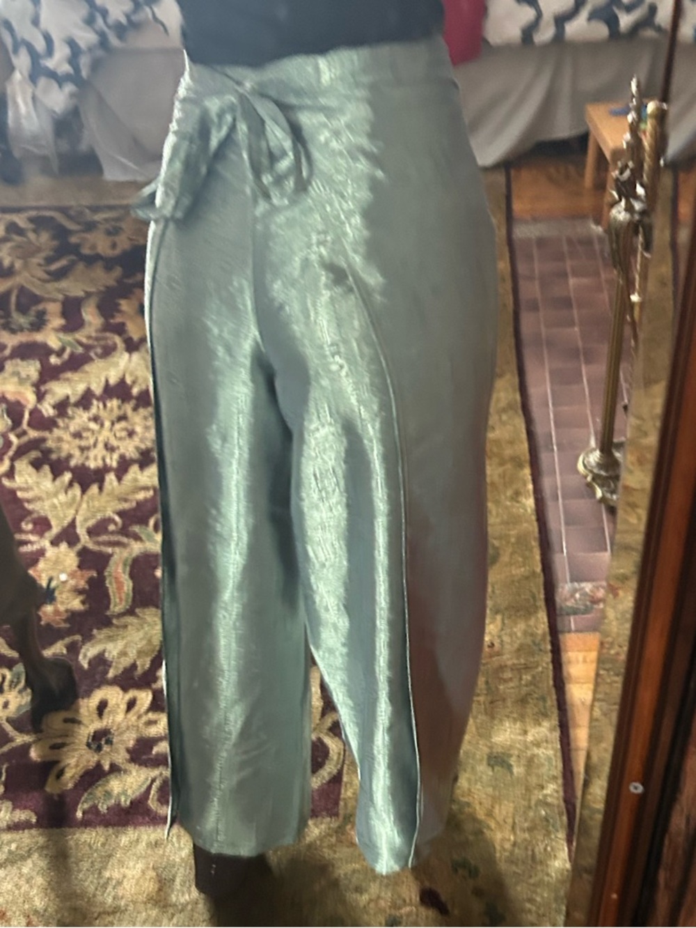 Green Thai Wrap Pants